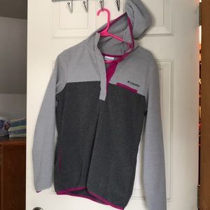 Columbia fleece hoodie pullover